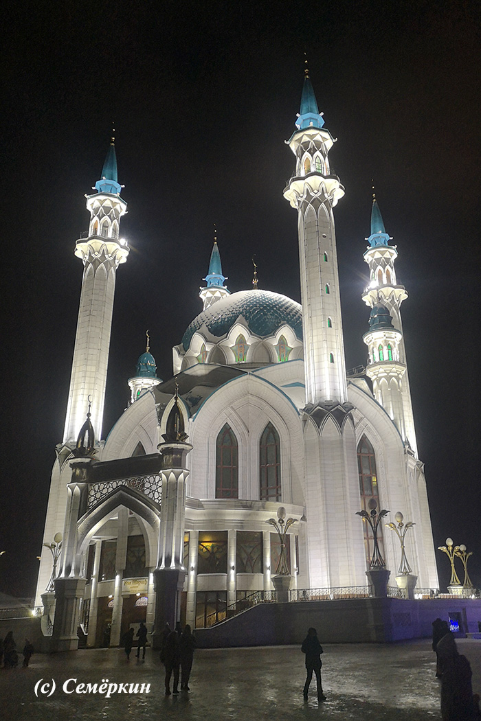 Новогодняя Казань - 2022 - Мечеть Кул-Шариф