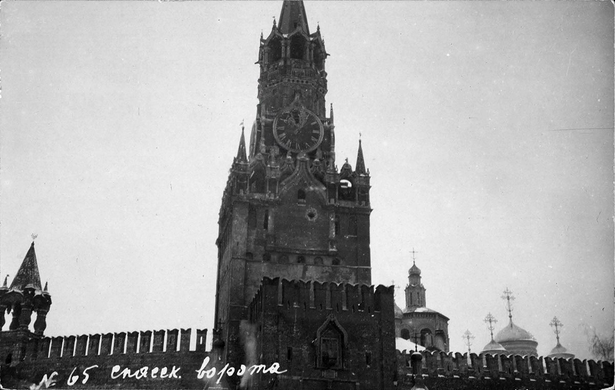 История России ХХ века - 1917 год - Спасские ворота и башня
