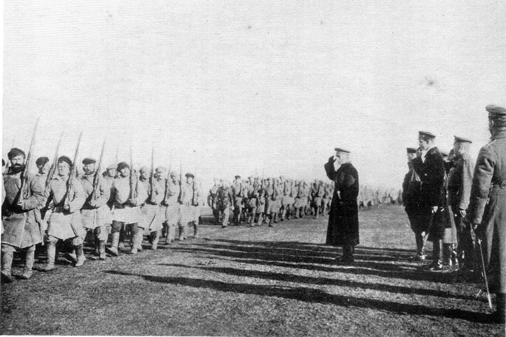 История России ХХ века  - 1919 год - Колчак принимает парад. Близ Тобольска, сентябрь — октябрь 1919 года