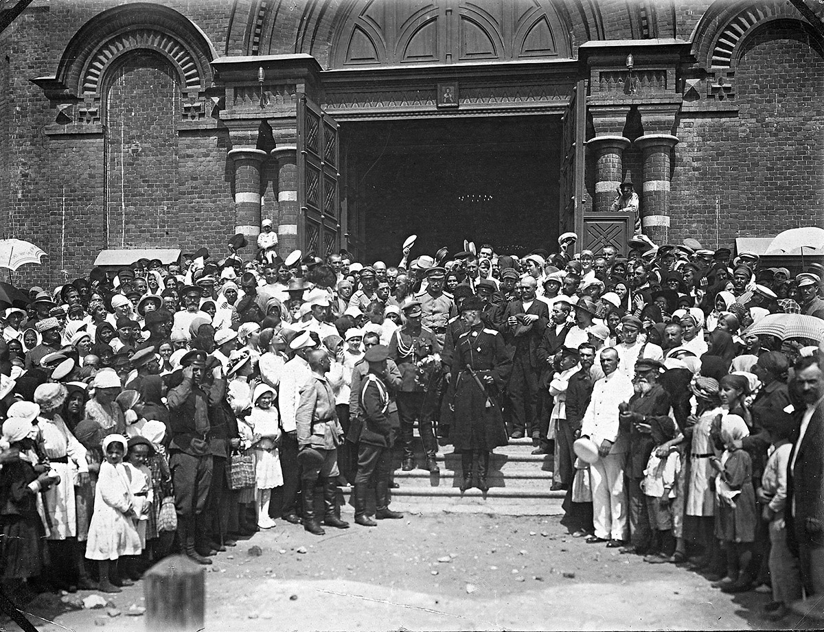 История России ХХ века  - 1919 год - Встреча Врангеля в Царицыне в 1919 году