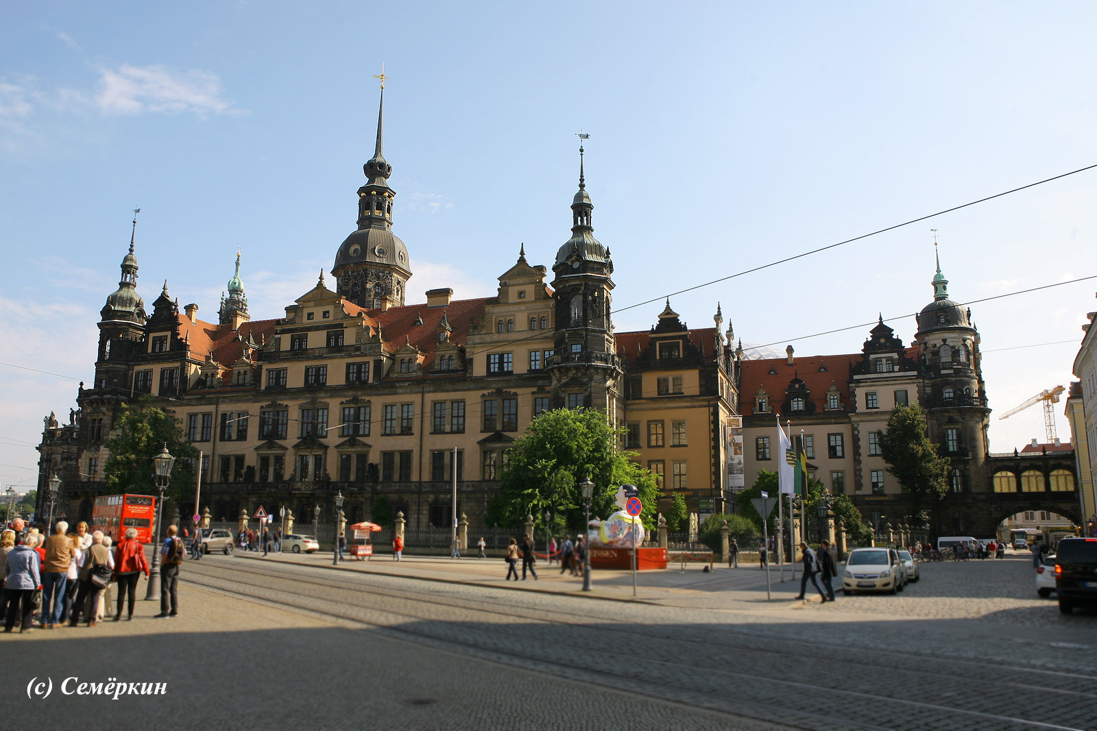 Солнечный Дрезден - Дрезденский замок-резиденция, также Дворец-резиденция, Dresdner Residenzschloss