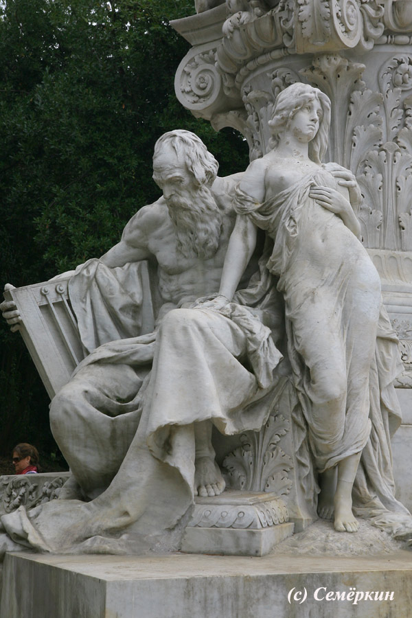 Рим - Вилла Боргезе - Памятник Гете 