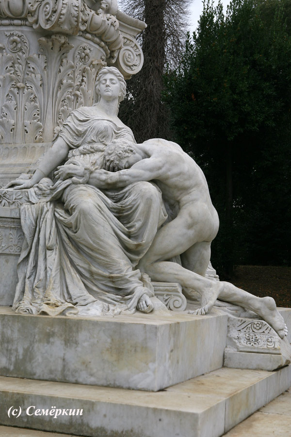 Рим - Вилла Боргезе - Памятник Гете