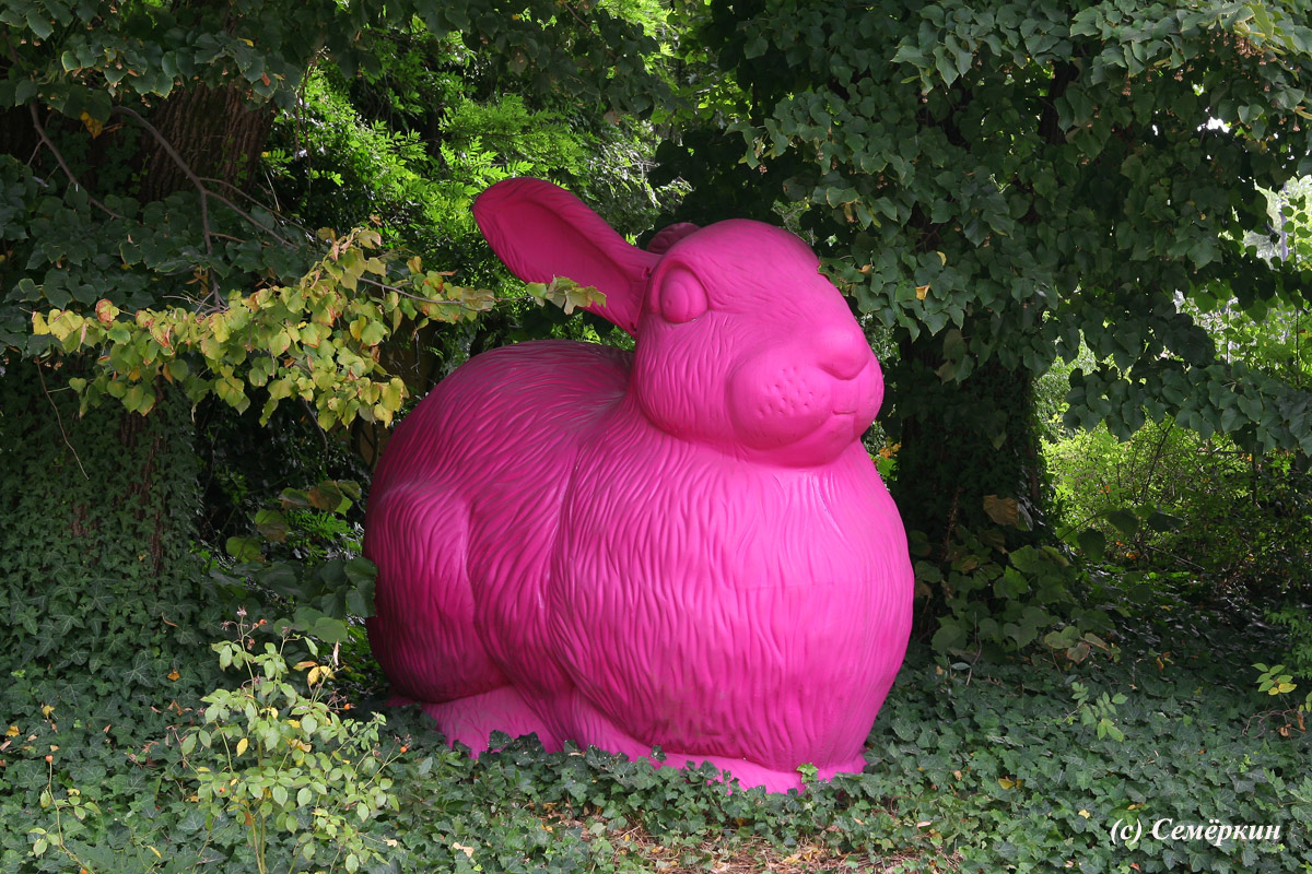Рим - Вилла Боргезе - найди розового кролика