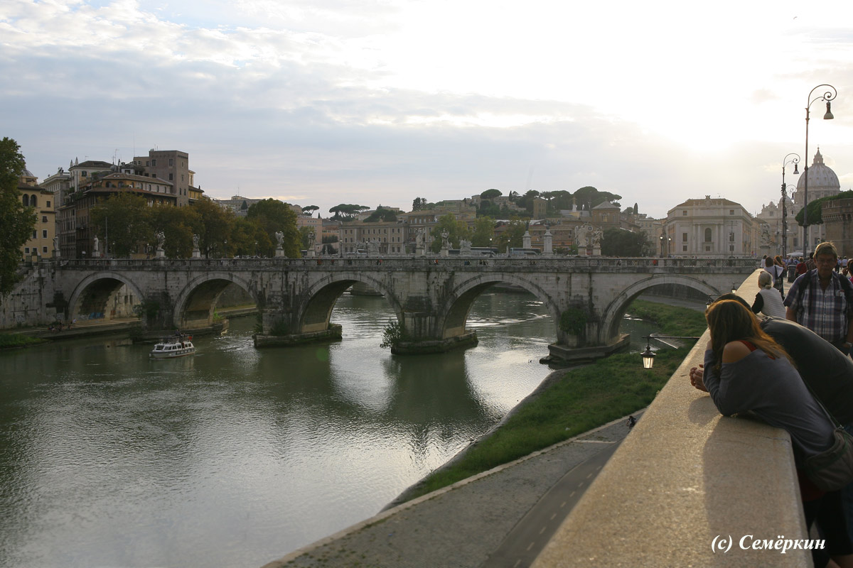 Рим - Мост Святого Ангела