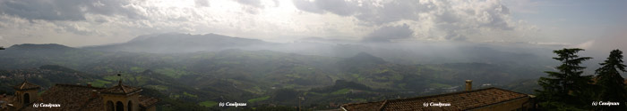 Сан Марино - панорама