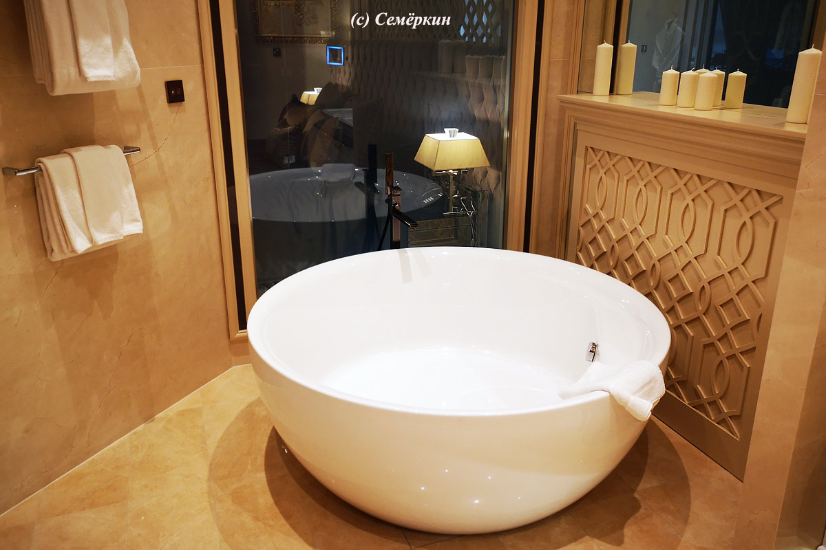 Пятизвёздочная сказка в отеле Кол Гали - Kol Gali Resort&SPA - королевский номер - ванна
