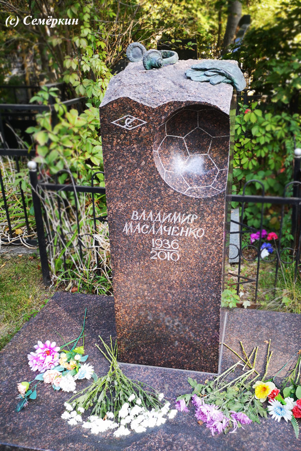 Москва златоглавая - Часть 47. Ваганьковское кладбище - могила  Владимира Маслаченко