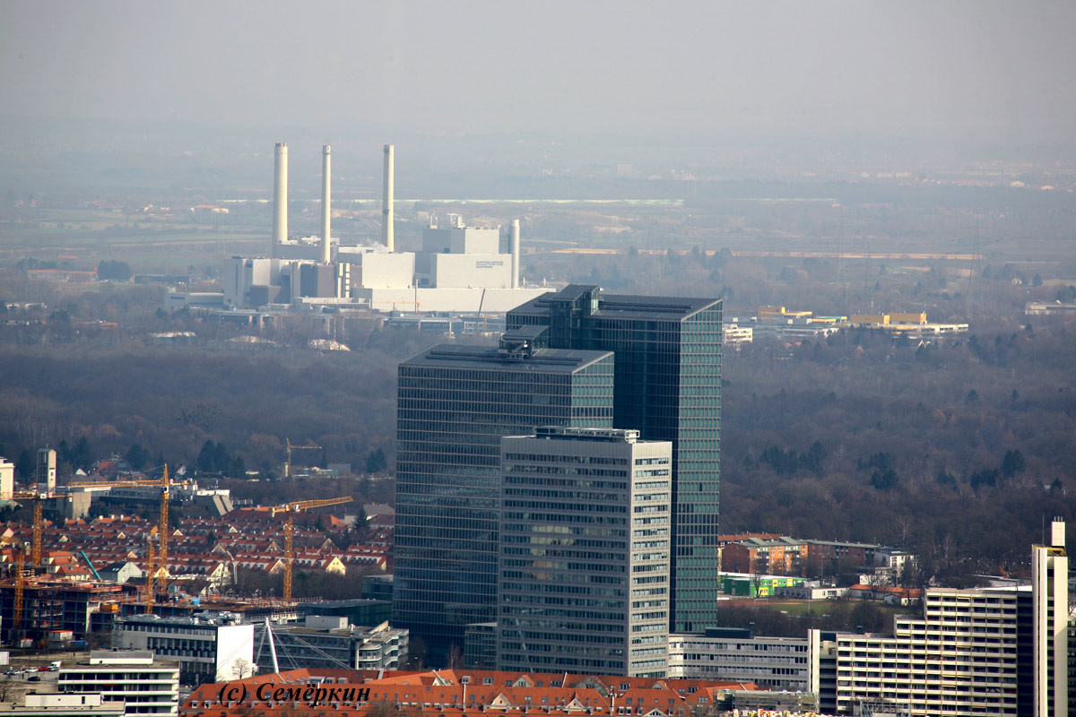 Панорамы Мюнхена с высоты птичьего полёта