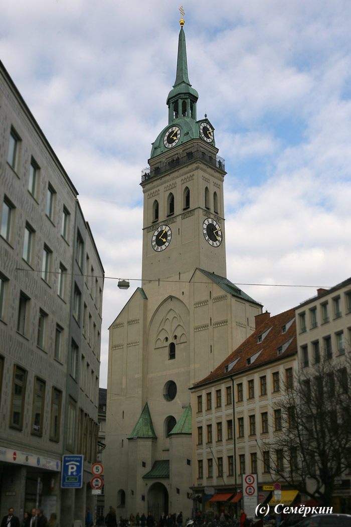 Мюнхен Достопримечательности - Петерскирхе Peterskirche