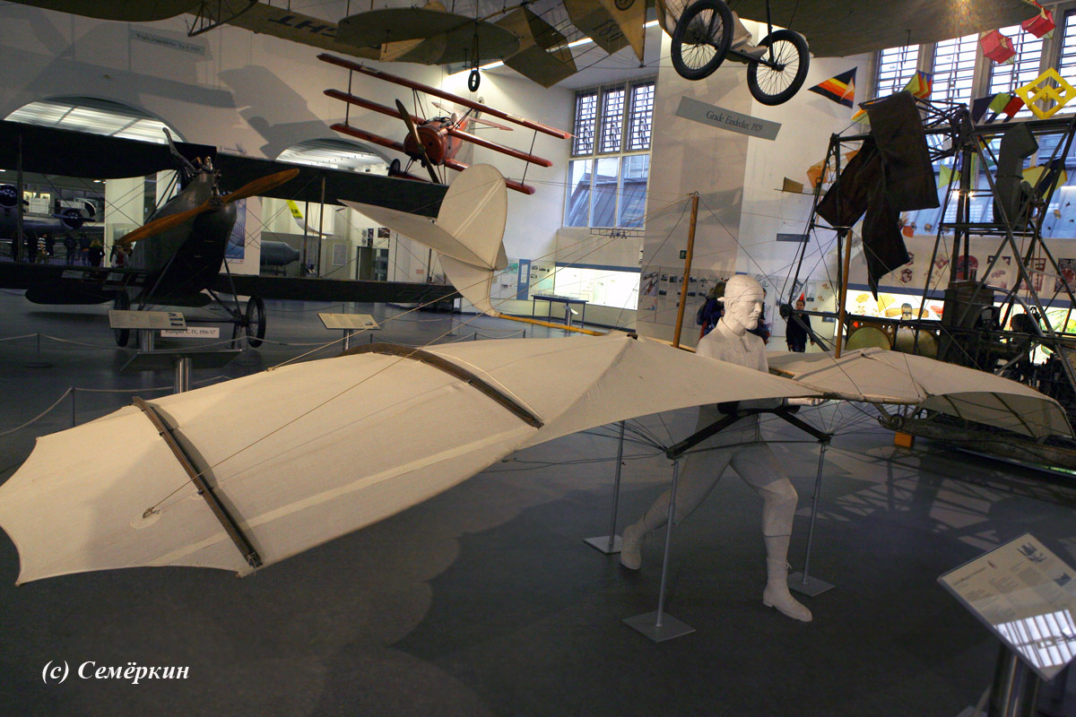 Мюнхен - Немецкий музей - авиация - первые крылья