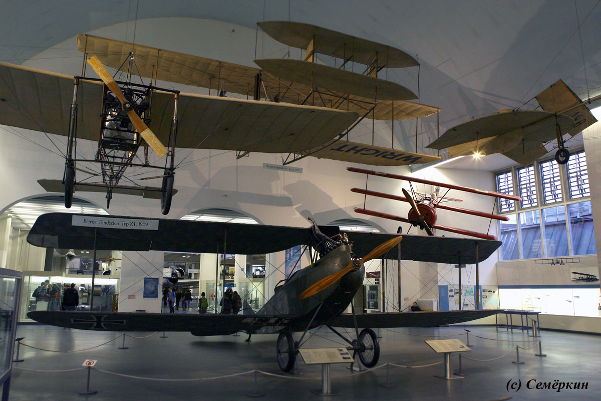Мюнхен - Немецкий музей - авиация - кукурузник 1909 года