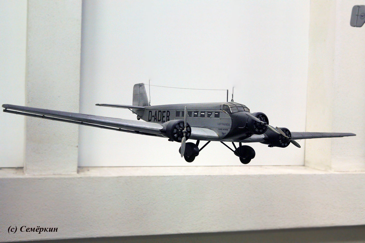 Мюнхен - Немецкий музей - авиация - Юнкерс Ju-5 - на таком летал Гитлер