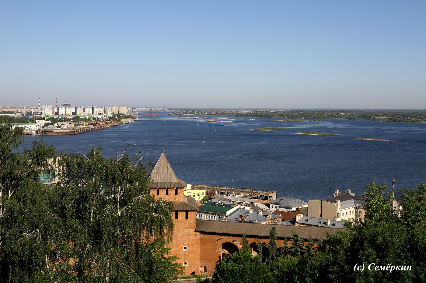 Нижний Новгород – фотографии разных лет… - Водные просторы – Ока впадает в Волгу