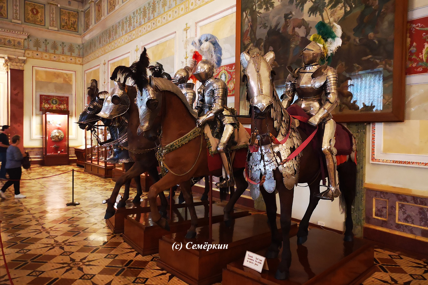 Имперский Санкт-Петербург, дворцы и девушки -  Эрмитаж - 2 этаж - Рыцарский зал