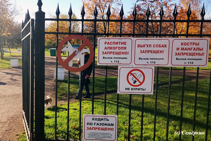 Имперский Санкт-Петербург, дворцы и девушки -  - парк