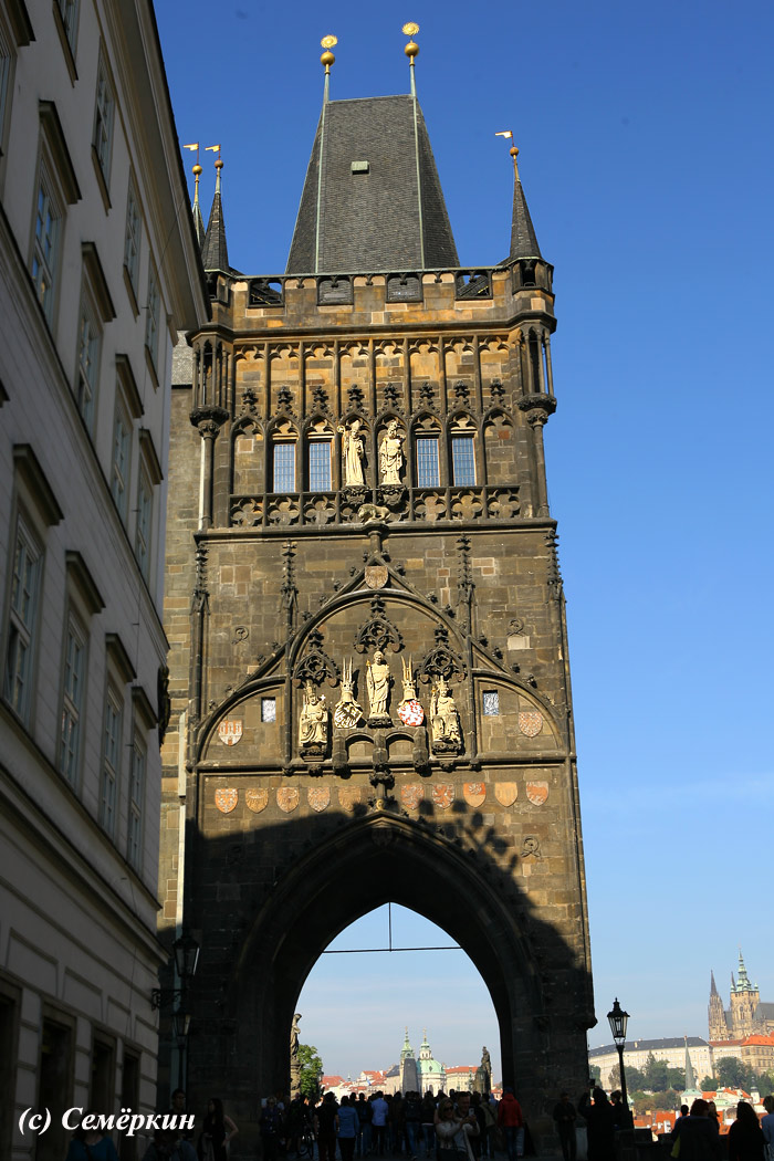 Прага светлая и тёмная - Карлов мост - Староместская мостовая башня.