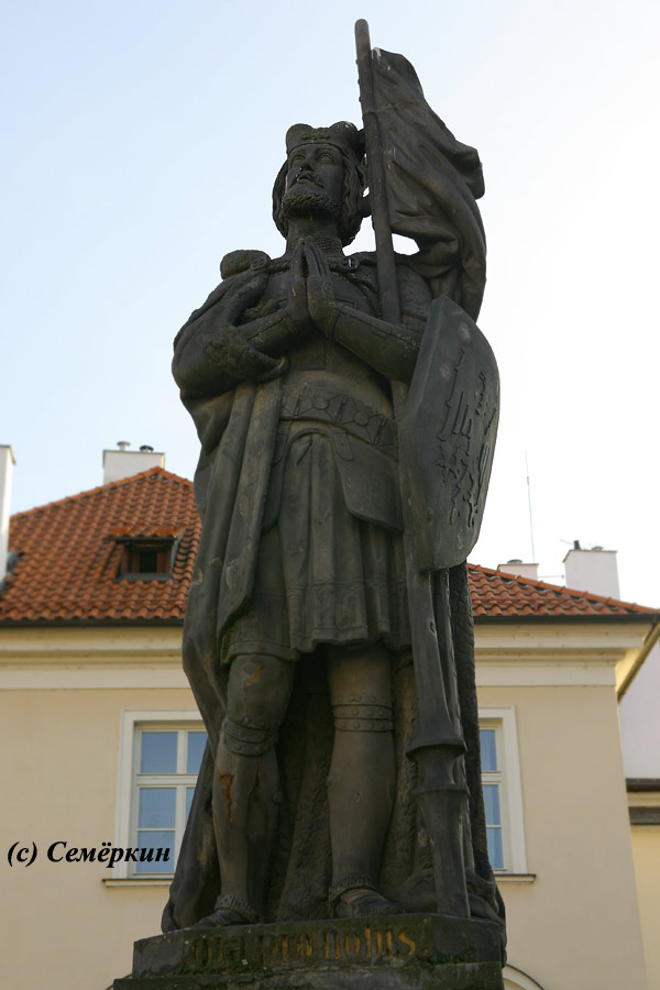 Прага светлая и тёмная - Карлов мост - Статуя святого Вацлава I