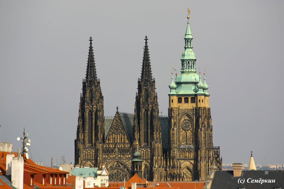 Прага светлая и тёмная - Вокруг Пражского града - Собор Святого Вита. 